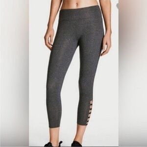 Women's Gray Leggings with Side Elastics